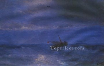 ボート Painting - 海からのコーカサス 1899 IBI 海景ボート イワン・アイヴァゾフスキー
